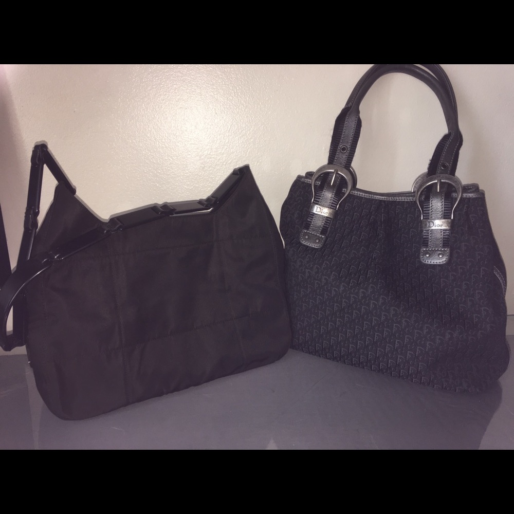Prada And Dior Handbags pre-owned 2 for 1 price!!